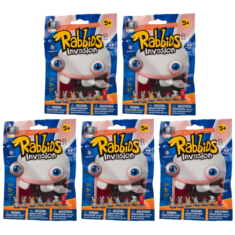 McFarlane Toys - Raving Rabbids - Mini Figures Series 2 - BLIND PACKS (5 Pack Lot)