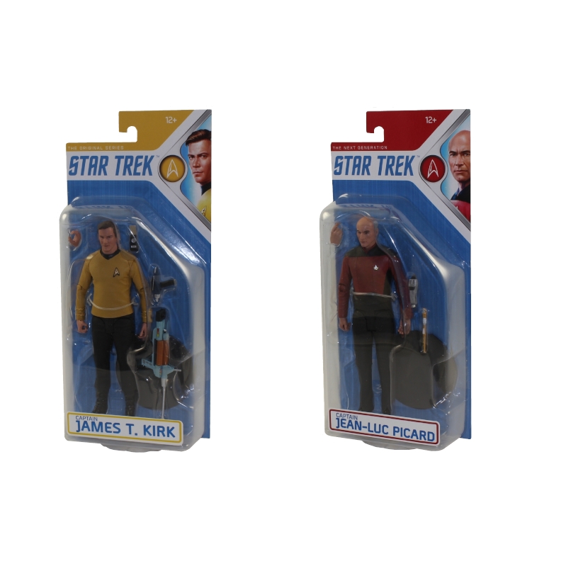 McFarlane Toys Action Figures - Star Trek - SET OF 2 CAPTAINS