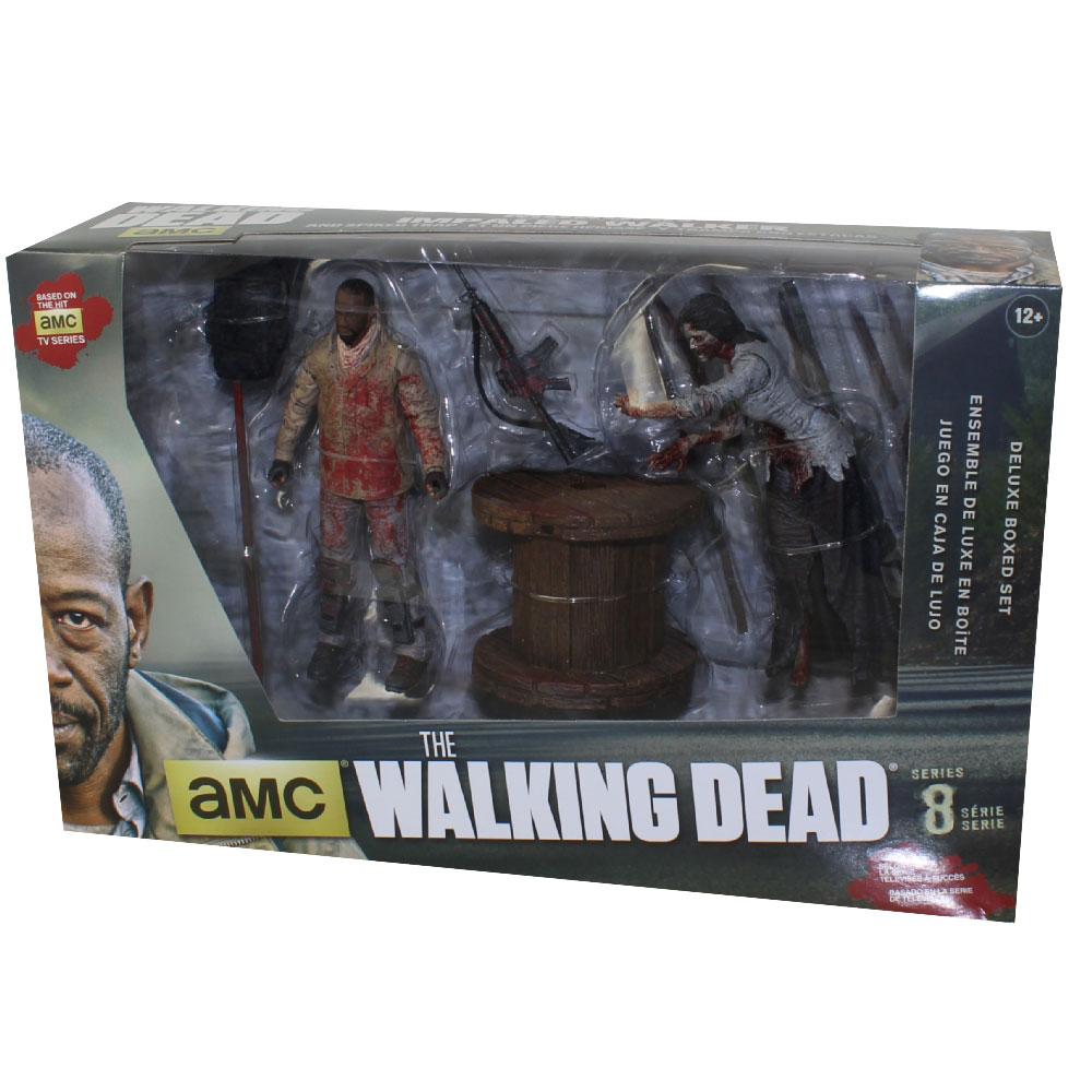 McFarlane Toys Action Figure - The Walking Dead AMC TV Series - MORGAN with SPIKE TRAP