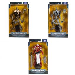 McFarlane Toys Action Figures - Warhammer 40,000 S2 - SET OF 3 (Adepta Sororitas & 2 Necron Flayers)