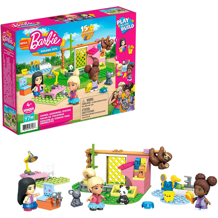 MEGA Construx - Barbie Building Set - ANIMAL GROOMING STATION (97