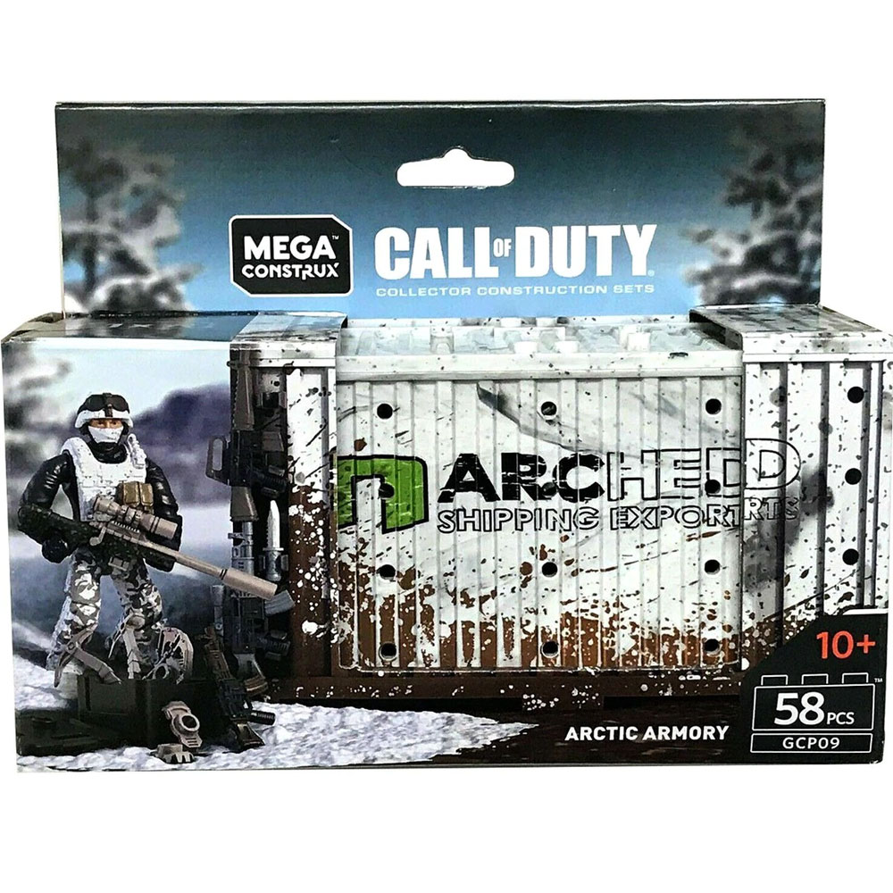 MEGA Construx - Call of Duty Collector Construction Set - ARCTIC ARMORY CRATE (58 Pc) GCP09