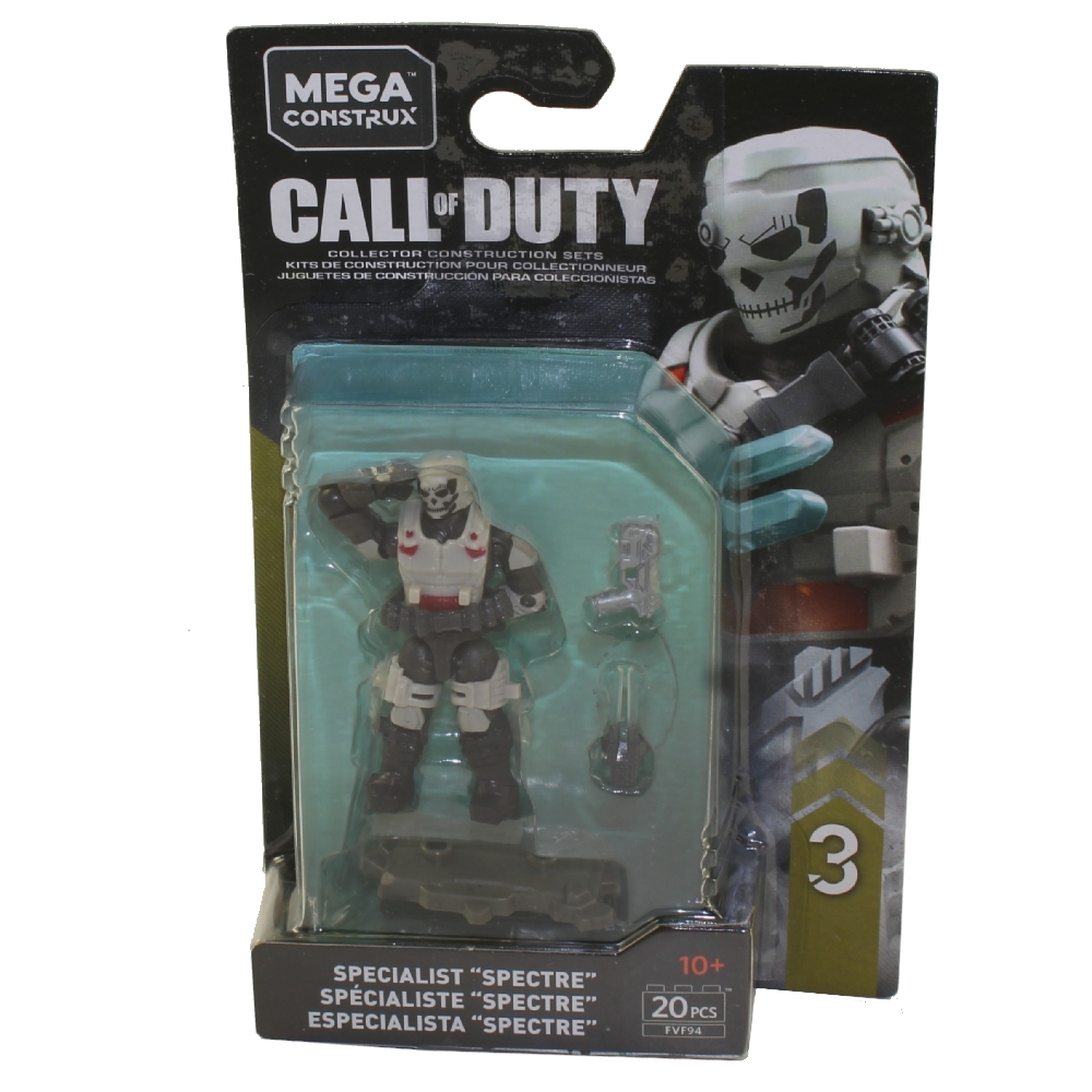MEGA Construx - Call of Duty Micro Action Figure Building Set - SPECIALIST SPECTRE (20 Pieces)