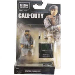 MEGA Construx - Call of Duty Black Series Micro Action Figure - GENERAL SHEPHERD (20 Pieces) GNV45