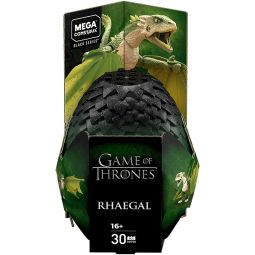 Mega Construx - Game of Thrones Dragon Egg Buildable Figure Set - RHAEGAL EGG (30 Pieces) GMP00