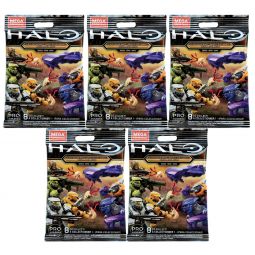 MEGA Construx - Halo Clash on the Ring Micro Figures - BLIND PACKS (5 Pack Lot)