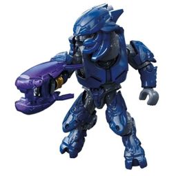 MEGA Construx - Halo Clash on the Ring Micro Action Figures - BLUE ELITE w/ Plasma Rifle
