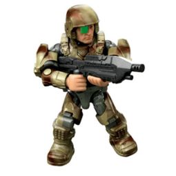 MEGA Construx - Halo Clash on the Ring Micro Action Figures - MARINE w/ Assault Rifle