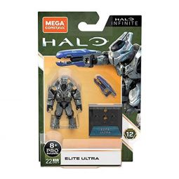 MEGA Construx - Halo Infinite S1 Micro Action Figure - ELITE ULTRA (2 inch)(22 Pieces) GNB19