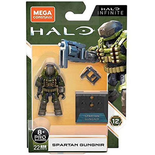 MEGA Construx - Halo Infinite S1 Micro Action Figure - SPARTAN GUNGNIR (2 inch)(22 Pieces) GNB18