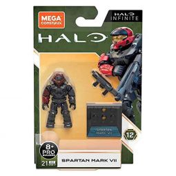 MEGA Construx - Halo Infinite S1 Micro Action Figure - SPARTAN MARK VII (2 inch)(21 Pieces) GNB17