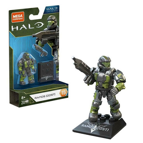 MEGA Construx - Halo Universe S15 Micro Action Figure - RAMOS (ODST)(20 Pieces) HDP50