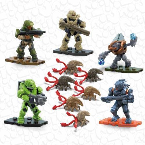 MEGA Construx - Halo Universe S2 Micro Figures - SPARTAN WARRIOR (Tan):   - Toys, Plush, Trading Cards, Action Figures & Games online  retail store shop sale