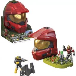 MEGA Construx - Halo Micro Action Figure Set - ESCAPE (Red Helmet)(70 Pieces) GYG57