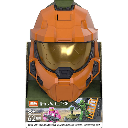 MEGA Construx - Halo Micro Action Figure Set - ZONE CONTROL (Orange Helmet)(63  Pieces) HHC35:  - Toys, Plush, Trading Cards, Action Figures  & Games online retail store shop sale