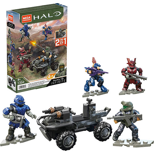 MEGA Construx - Halo Infinite Buildable Vehicle Figure Set - UNSC GUNGOOSE GAMBIT (135 Pieces) HDP59