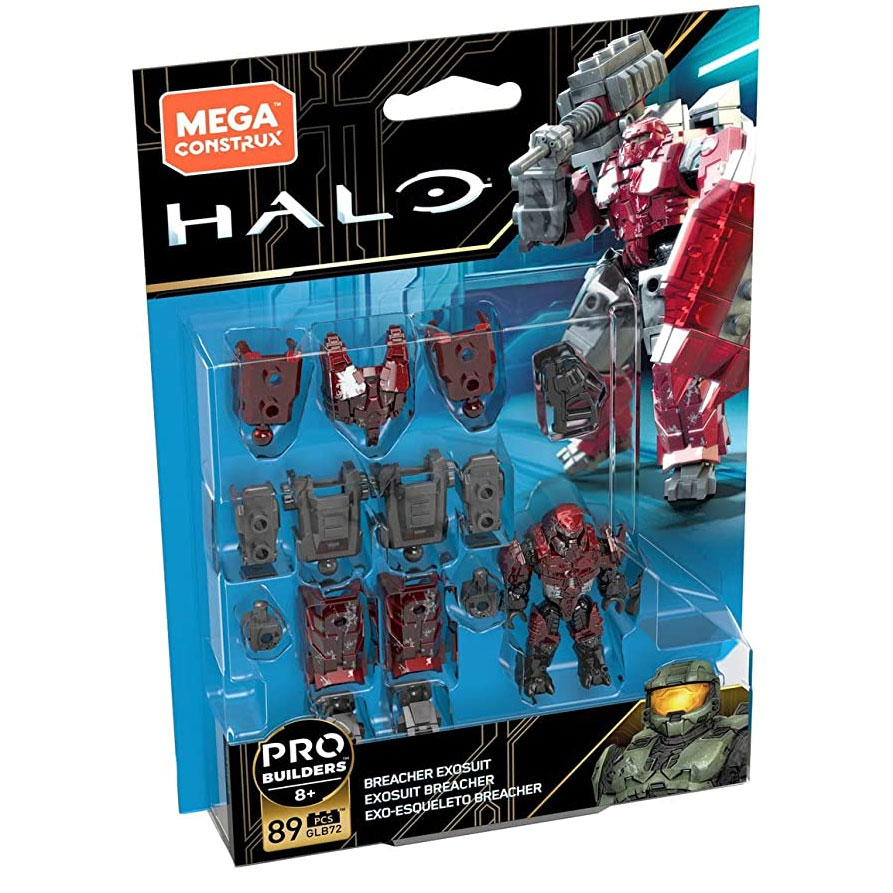 MEGA Construx - Halo Micro Action Figure Set - BREACHER EXOSUIT (89 Pieces) GLB72