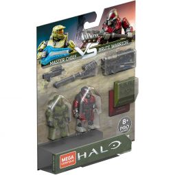 MEGA Construx - Halo Micro Action Figure Set - MASTER CHIEF vs. BRUTE WARRIOR (52 Pieces) GNW38 MEGA Construx - Halo Micro Action Figure Set - MASTER CHIEF vs. BRUTE WARRIOR (52 Pieces) GNW38