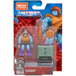 MEGA Construx Pro Builders - Masters of the Universe Micro Action Figure - FAKER (19 Pcs) GPH70