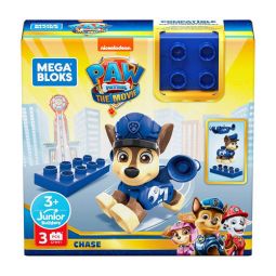 MEGA Construx Junior Builders Paw Patrol Building Set - CHASE (3 Pieces) GYH91