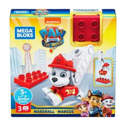 MEGA Construx Junior Builders Paw Patrol Building Set - MARSHALL (3 Pieces) GYH90