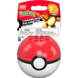 MEGA Construx - Pokemon Pokeball Set S12 - CHARMANDER in Poke Ball (16 Pieces) GKY71 MEGA Construx - Pokemon Pokeball Set S12 - CHARMANDER in Poke Ball (16 Pieces) GKY71