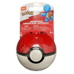 MEGA Construx - Pokemon Pokeball Evergreen S2 Set - SQUIRTLE in Poke Ball (17 Pieces) GVK63