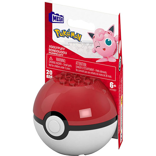MEGA Construx - Pokemon Pokeball Evergreen S3 Set - JIGGLYPUFF in Poke Ball (20 Pieces)[HTH97]