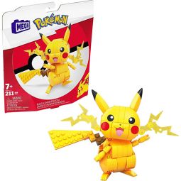 MEGA Pokemon Build & Show Figure Set - PIKACHU (211 Pieces) GMD31