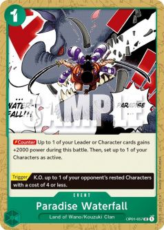 One Piece Card - OP01-057 - Paradise Waterfall [Uncommon]
