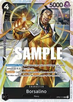One Piece Card - OP02-114 - Borsalino [Super Rare]