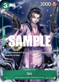 One Piece Card - OP01-033 - Izo (CS 2023 Celebration Pack) [Uncommon]