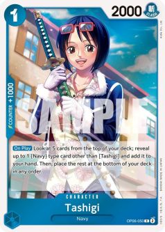 One Piece Card - OP06-050 - Tashigi [Rare]