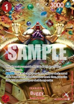 One Piece Card - OP03-008 - Buggy (SP) [Uncommon]