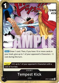 One Piece Card - OP07-096 - Tempest Kick [Rare]