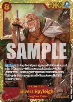 One Piece Card - OP08-118 - Silvers Rayleigh [Secret Rare]