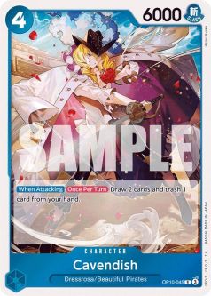 One Piece Card - OP10-045 - Cavendish (045) [Rare]
