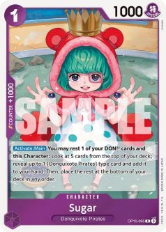 One Piece Card - OP10-065 - Sugar (065) [Rare]