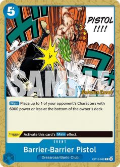 One Piece Card - OP10-060 - Barrier-Barrier Pistol [Common] [Release Event Version]