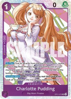 One Piece Card - OP11-070 - Charlotte Pudding [Super Rare]