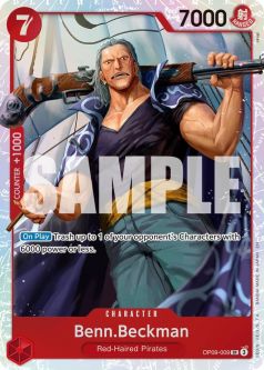 One Piece Card - OP09-009 - Benn.Beckman (Reprint) [Super Rare]