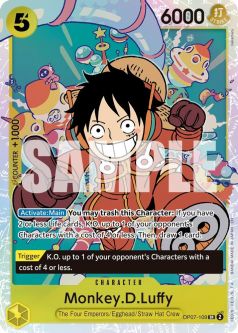 One Piece Card - OP07-109 - Monkey.D.Luffy - OP07-109 (Reprint) [Super Rare]