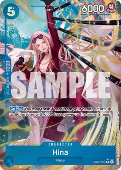 One Piece Card - EB03-025 - Hina (Alternate Art) [Rare]