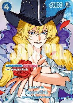 One Piece Card - OP10-045 - Cavendish (SP) [Rare]