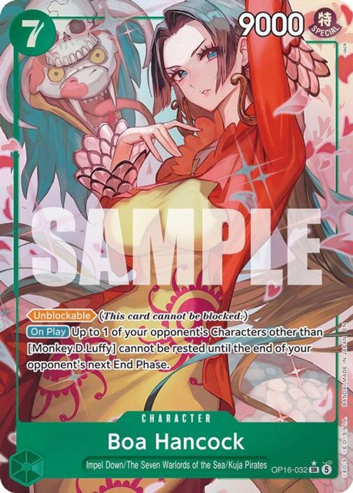 One Piece Card - OP16-032 - Boa Hancock (Alternate Art) [Super