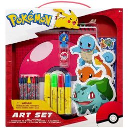 Innovative Designs - Pokemon ART SET [Notebook, Crayons, Markers, Stickers & More]