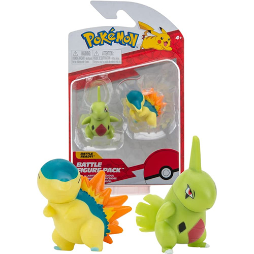 Pack c/ 3 Bonecos Pokémon Battle Figure Set - Jazwares