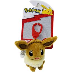 Jazwares - Pokemon Clip-On Plush - EEVEE (4 inch)