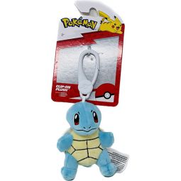 Jazwares - Pokemon Clip-On Plush - SQUIRTLE (4 inch)