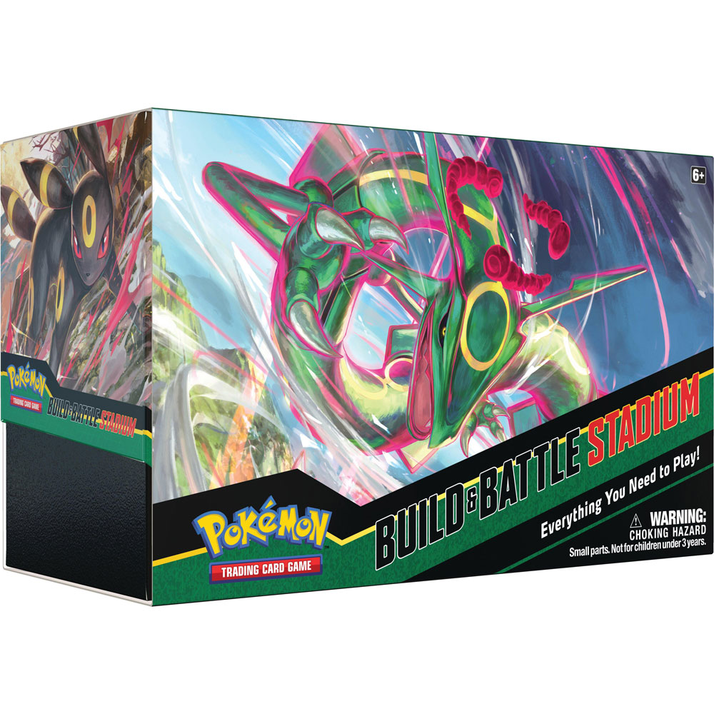 Pokemon Cards - S&S: Evolving Skies Build & Battle STADIUM (2 Build & Battle Boxes & more